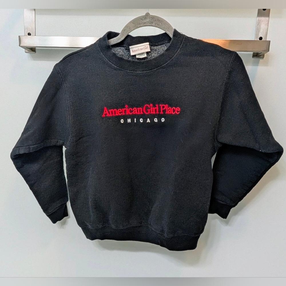American Girl Black Sweatshirt XS
